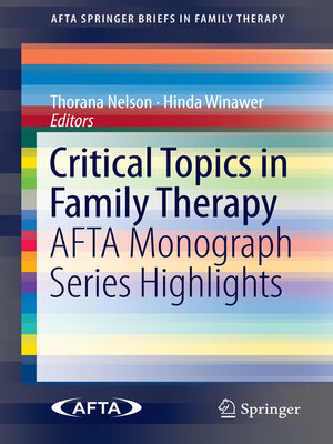 cover image of Critical Topics in Family Therapy